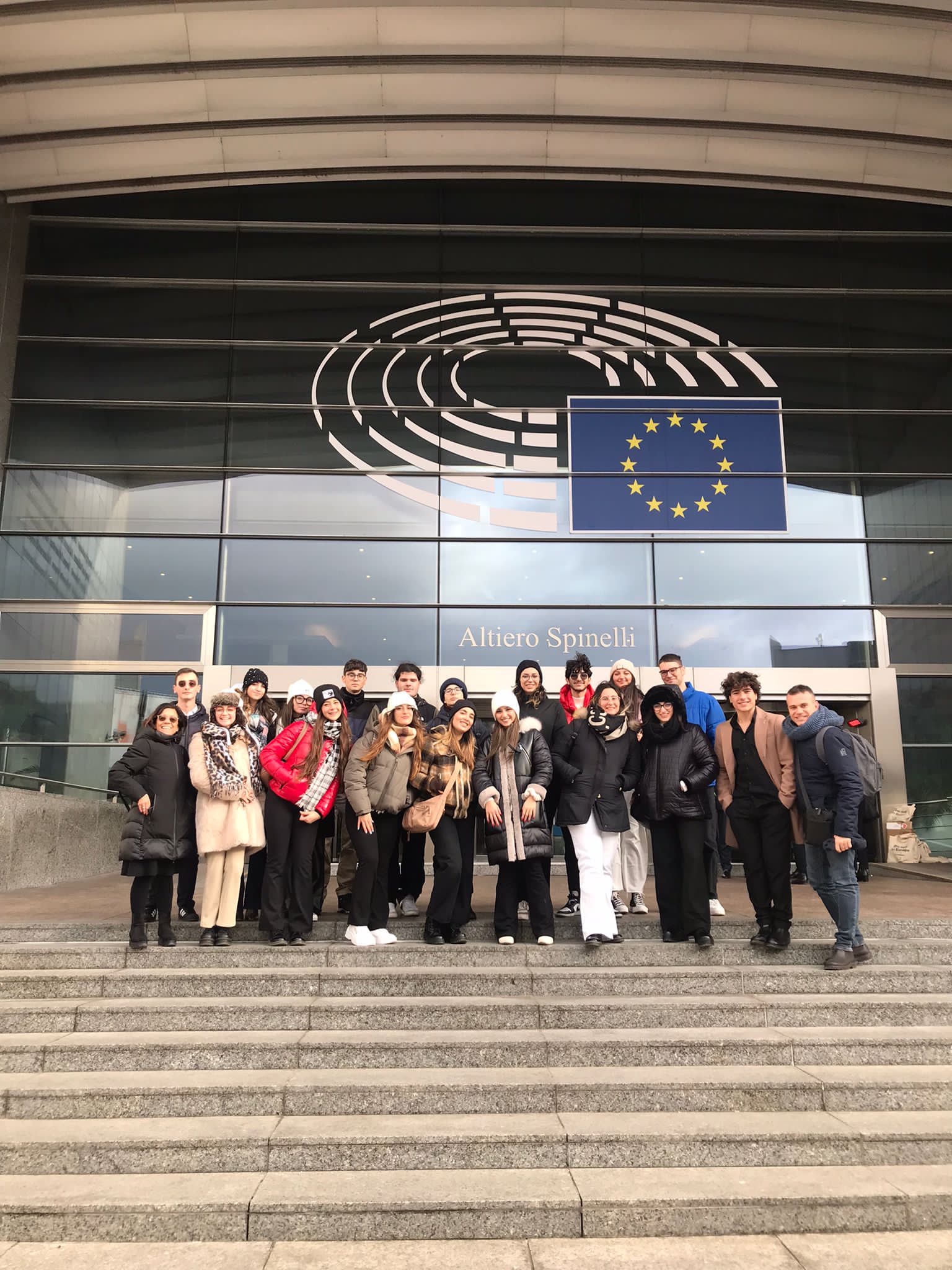 18 Studenti del Ferraris visitano il Parlamento europeo a Bruxelles