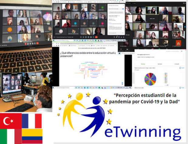 Proyecto etwinning ferraris Percepción estudiantil de la pandemia y la dad